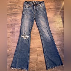 american eagle flare jeans